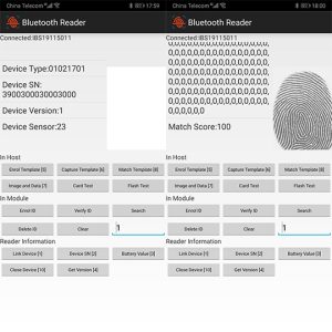 Android上蓝牙指纹读头Demo
